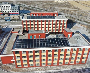 神池養(yǎng)老院海爾平板太陽能熱水項(xiàng)目